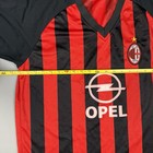 Ac Milan Home Soccer Jersey Opel Patch Red White Mens Large Football Shirt