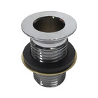 23-110  1 2  Nps Nickel Plated Brass Drain  1-1 8  Flange  1-1 2     Length  1 2  