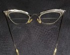 Vintage Woman s 1 10 12k Gold Filled Eyeglass Cat Eyed Frame Rhinestones 