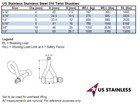 Us Stainless Stainless Steel 316 Twist Shackle  1 2  12mm Twist Shackle 