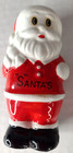 Santa Claus   Toy Bag Salt And Pepper Shaker Rare Holidays Japan Ceramic Vintag