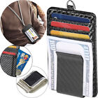 Unisex Slim Rfid Credit Card Holder Mini Front Pocket Wallet Money Clip Keychain