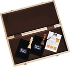 Wooden Chess Game Set Large 15  Wood Board Folding Storage Box Hand Carved Piece
