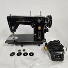 Stunning 1955 Singer Sewing Machine 306k Black Fully Tested Runs Amazing 