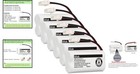Eco-friendly Rechargeable Pack Of 6 Cordless Phone Batteries For Vtech   At t