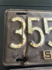 1955 Massachusetts License Plate 355-409 Pair