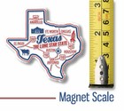 Texas Premium State Magnet By Classic Magnets  2 8  X 2 6 
