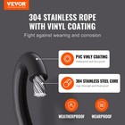 Vevor T304 Stainless Steel Cable Steel Wire Rope 1 16  164 Ft 7x7 Cable Railing