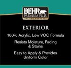 Behr Premium Plus 5 Gal   pmd-55 Silent Tide Semi-gloss Exterior Paint   Primer