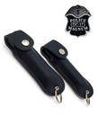 2 Police Magnum Pepper Spray  75oz Black Keychain Holster Defense Protection