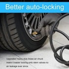 4 8 Air Chuck Heavy Duty Open Flow Lock On Tire Chuck W  Clip For Inflator Gauge