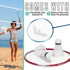 Franklin Sports Badminton Racket   Birdie Set