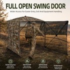 Hunting Blind See Through  Pop Up Ground Deer 2-3 Person 360   swing Door