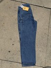 Carhartt Men s Blue Denim Work Pants Size 32 X 30 Cotton