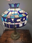 Taco Bell Tiffany Style Desktop Lamp Stained Glass Retro Diner Light