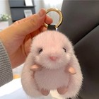 Cute Charm Key Chain Bag Pendant Plush Bunny Toy Rabbit Fur Doll Gifts Keychain