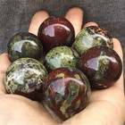 1pc Natural Dragon Blood Stone Ball Quartz Crystal Sphere Reiki Healing 20mm 