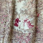 Romantic Large Curtain Vintage French Fabric Chateau Drape 18th Century Images 