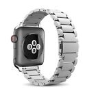 Stainless Steel Watch Strap Band For Apple Watch 9 8 7 6 5 4 Se 44 40 41mm 45mm