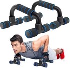 1 Pair Of Push Up Bars Non-slip Rubber Handles Stands Fitness Exercise Stand