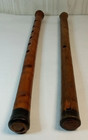 Pair Of Vintage Woodwind Flutes - Turkish D  d  k   Armenian Duduk Style - 2-piece