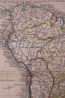 Rare Antique 1829 Map   South America By Samuel Butler   Sidney Hall 8x10