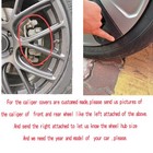 Red Aluminum Caliper Cover For Jeep Grand Cherokee wrangler cherokee scrambler