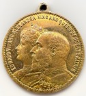 Great Britain Edward Vii And Queen Alexandra  crowned June 26th 1902  23mm3 37g