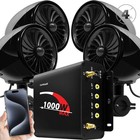 1000w Bluetooth Motorcycle Stereo 4 Speakers Audio Mp3 System Aux Usb Fm Radio