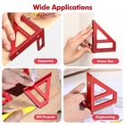 3d Multi-angle Measuring Ruler  Precision Imperial 45 90 Degree Woodworking Squa