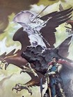 Vtg 1976 Lord Of The Rings Battle Before The Gate Steve Hickman Poster Lotr Vgc 