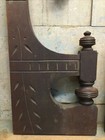 Antique Victorian Pump Organ Oak Parts Pair Architectural Salvage Vintage