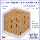 Two Wooden Puzzles Fun   Challenging Great Gift Idea