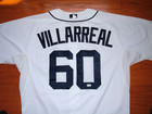 Detroit Tigers Brayan Villarreal 2012 Game Used Worn Jersey With Mlb Hologram