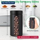 Glass Storage Jar  6 Oz   3 Pack Premium Smell Proof Visual Container With Child