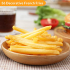 Artificial French Fries 36 Pack Realistic Fake Food For Display Faux Fries For D