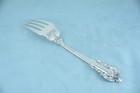 Wallace Grande Baroque Sterling Silver 8-1 8  Cold Meat Fork No Monogram