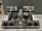 Carnival King Wsm22 Non-stick Double Waffle Maker With Timers - 120v