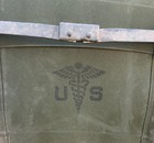 Vintage Us Army Folding Stretcher First Aid Medic Military Gurney Wwii Vietnam