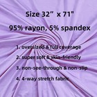 Non-see-through Premium Jersey Maxi Hijab Head Scarf Wrap For Muslim Women Lilac