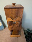 Vtg Wood Toilet Paper Roll Holder Bathroom Decor Hearts 3d Bow Cottage Country 