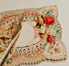 Victorian Calling Card   With True Love   Vintage   Banner Card Co  Cadiz Ohio