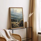 Framed Christian Wall Art Jesus Pictures Canvas Prints  Vintage Jesus Shepher   
