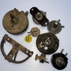 8 Antique Wire Wound Potentiometers  Mixed Lot  Ceramic  Vintage Radio