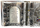 Hebrew 925 Jerusalem Breast Plate Home Blessing 12 Tribes Judaica Israel Jewish