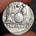 Augustus Denarius Ancient Roman Empire Silver Coin Gaius Lucius Caesar 2bc Ch Vf