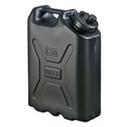 Scepter 5 Gallon Heavy Duty Military Style Hdpe Water Container   4 Pack   Black