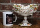 Carl Thieme Reticulated Compote  Dec  478  German Ca 1890 Exceptional