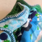 Twinkie Tush Little Fusion Winter Print Cloth Diaper 10-25lbs Hybrid Fitted