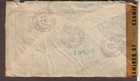 Costa Rica 1944 Wwii Censor 50356 Registered Cover Tabacalera San Jose To Ny
